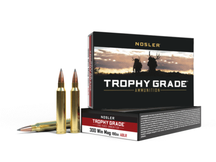 Nosler Accubond Long Range Trophy Grade Rifle Ammunition 300 Win Mag 190 gr PT 2870 fps 20/ct