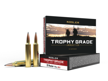 Nosler Accubond Long Range Trophy Grade Rifle Ammunition 28 Nosler 172 gr PT 3125 fps 20/ct