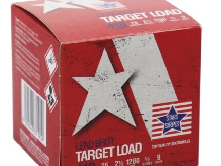 PPU Stars & Stripes Target Shotshells 410ga 2-1/2" 1/2oz 1200 fps #9 25/ct