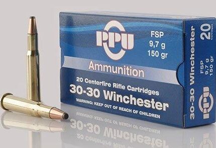 PPU Rifle Ammunition .30-30 Win 150 gr FNSP 2300 fps 20/ct