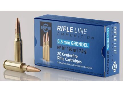 PPU Rifle Ammunition 6.5 Grendel HPBT 120gr 2674 fps 20/ct