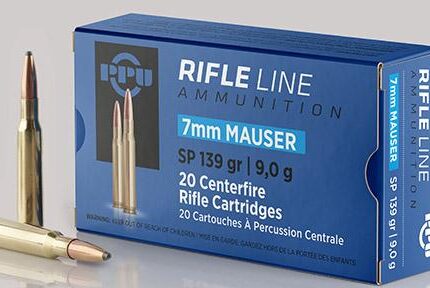 PPU Rifle Ammunition 7mm Mauser 139 gr SP 2660 fps - 20/ct