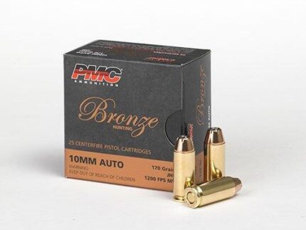 PMC Bronze Handgun Ammunition 10mm Auto 170 gr JHP 1200 fps 25/ct