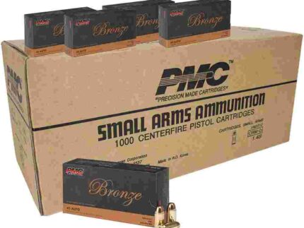 PMC Bronze .45 ACP Handgun Ammunition 230 gr FMJ 830 fps 1000/ct