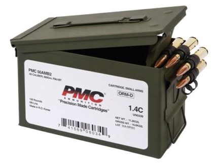 PMC Linked Bronze Rifle Ammunition .50 BMG 660 gr FMJBT 100/ct (M2A1 Box)