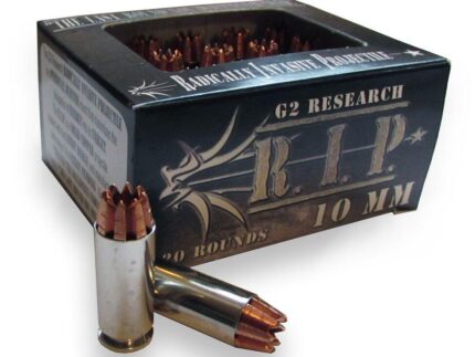 G2 Research R.I.P. Handgun Ammunition 10mm Auto 115 gr 1220 fps 20/ct