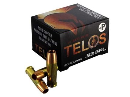 G2 Telos Handgun Ammunition .38 Spl(+P) 105 gr Frangible 1170 fps 20/ct