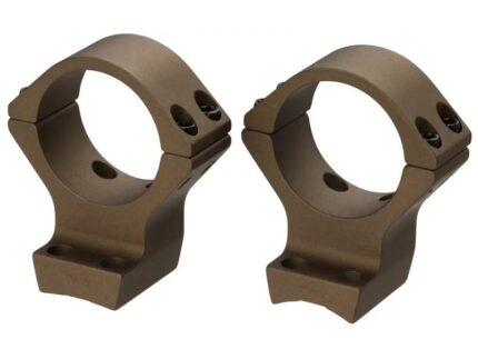 Browning 2-Piece X-Bolt Scope Mounts 30mm High - Smoke Bronze Cerakote