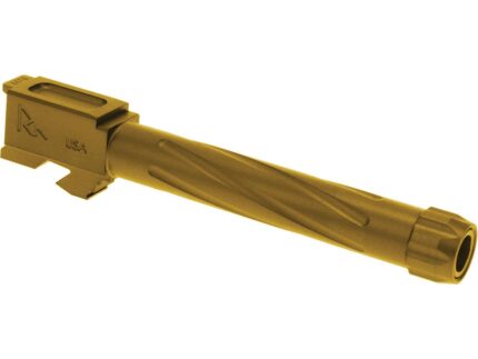 Rival Arms V1 Threaded Gold Barrel for Glock Model 17 Gen3/4