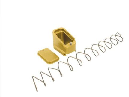 Shield Arms Magazine Extension +5/+4 for Glock 17/22/34/35/19X/45 Gold
