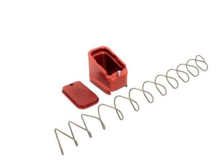 Shield Arms Magazine Extension +5/+4 for Glock 17/22/34/35/19X/45 Red