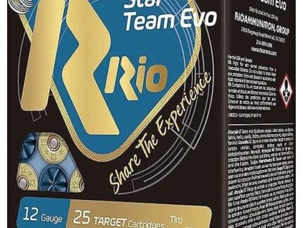 Rio Star Team EVO 28 Low Recoil Shotshells 12ga 2-3/4" 1oz 1135fps #8 25/ct