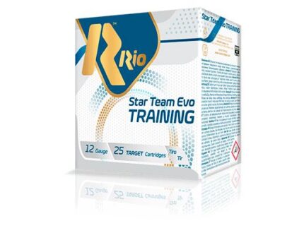 Rio Star Team Evo Training 24 Light Shotshells 12 ga 2-3/4" 1200fps 7/8oz #8 25/ct