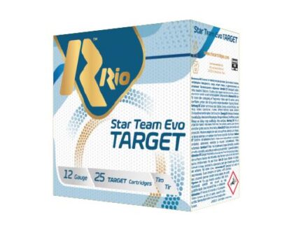 Rio Star Team Target 32 Low Recoil Shotshells 12ga 2-3/4" 1-1/8oz 1150 fps #8 25/ct