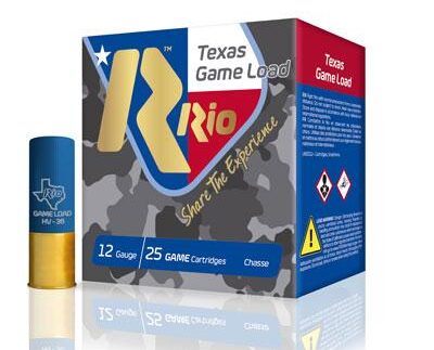Rio Texas Game Load 36 Shotshells 12 ga 2-3/4" 1-1/4oz 1250 fps #6 25/ct