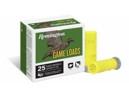 Remington Lead Game Load 20 ga 2 3/4" 2 1/2 dr 7/8 oz #8 1225 fps 25/ct