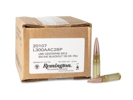 Remington UMC Loose Bulk Rifle Ammunition .300 AAC Blackout 150 gr. FMJ 1905 fps 200/ct (Bulk Pack)