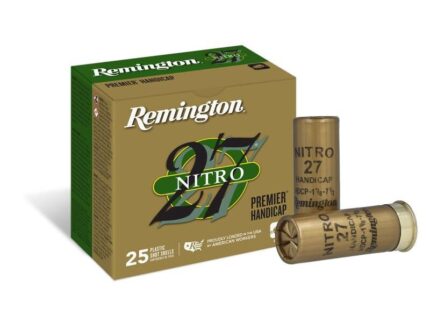 REMINGTON PREMIER NITRO 27 TARGET 12 ga 2 3/4" HDCP 1 oz #7.5 1290 fps 25/ct