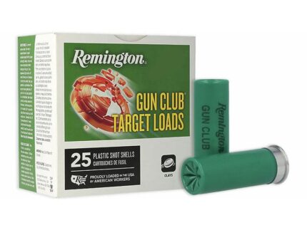 Remington Gun Club Target Load 12 ga 2 3/4" 3 dr 1 1/8 oz #8 1200 fps 25/ct
