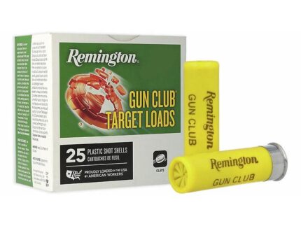 Remington Gun Club Target Load 20 ga 2 3/4" 2 1/2 dr 7/8 oz #7.5 1200 fps 25/ct