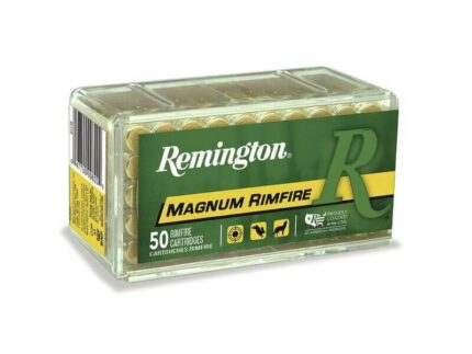 Remington Magnum Rimfire Ammunition .22 WMR 40 gr JHP 1910 fps 50/ct