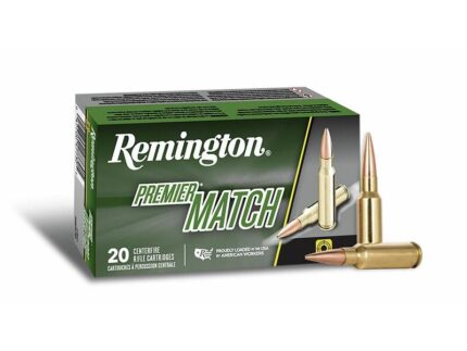 Remington Premier Match Berger Rifle Ammunition 6.5 Grendel 130gr OTM 2400 fps 20/ct