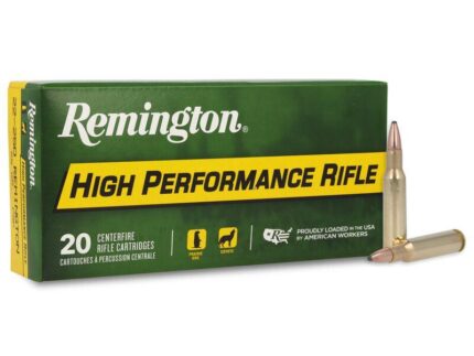 Remington Rifle Ammunition .222 Rem 50 gr PSP 3140 fps 20/ct