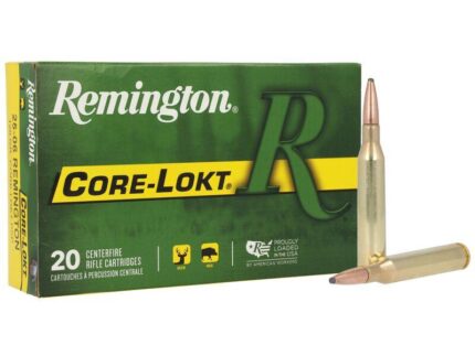 Remington Core-Lokt Rifle Ammunition .25-06 Rem 120 gr PSP 2990 fps 20/ct