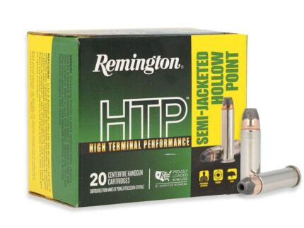 Remington HTP Handgun Ammunition 38 Spl+P 125 gr SJHP 945 fps 20/ct
