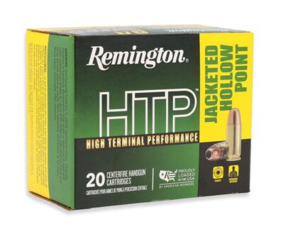 Remington HTP Handgun Ammunition .40 S&W 180 gr JHP 1015 fps 20/ct
