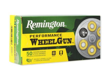Remington Performance Wheel Gun Handgun Ammunition .45 Colt 225gr Lead SWC 830 fps 50/ct