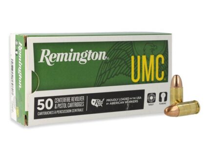 Remington UMC Handgun Ammunition 9mm Luger 147 gr FMJ 990 fps 50/ct