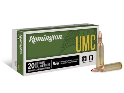Remington UMC Rifle Ammunition .22-250 Rem 50 gr JHP 3820 fps 20/ct