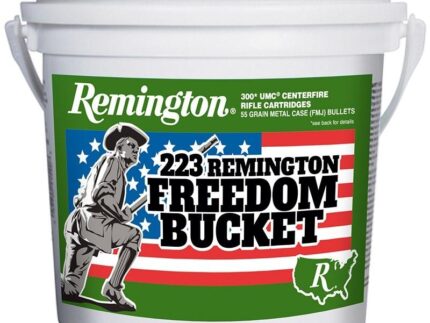 Remington UMC "Freedom Bucket" Rifle Ammunition .223 Rem 55 gr. FMJ 3240 fps 300/ct