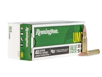 Remington UMC Rifle Ammunition .308 Win 150 gr FMJ 2820 fps 40/ct