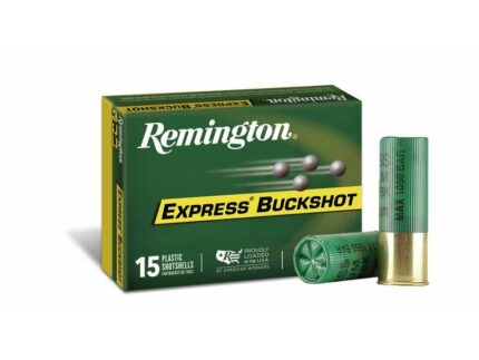 Remington Express Buckshot Shotgun Ammo 12 ga 2-3/4 in #00 Buck 1325 fps 15/ct