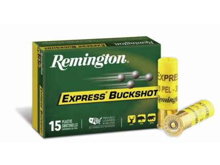 Remington Express Buckshot Shotgun Ammo 20 ga 2-3/4 in #3 Buck 1220 fps 15/ct