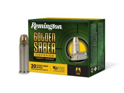 Remington Golden Saber Defense Compact Ammunition .38 Spl(+P) 125gr BJHP 895 fps 20/ct