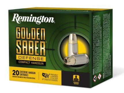Remington Golden Saber Defense Compact Ammunition .45 Auto 230 gr BJHP 725 fps 20/ct