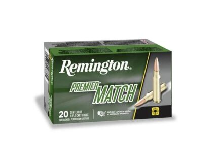 Remington Premier Match Rifle Ammunition 6.8 SPC 115 gr BTHP 2625 fps 20/ct
