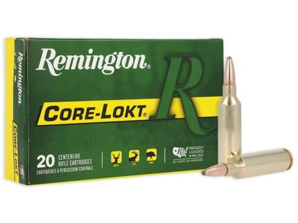 Remington Core-Lokt Rifle Ammunition .270 WSM 130 gr PSP 3285 fps 20/ct