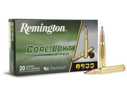 Remington Core-Lokt Tipped Rifle Ammunition .30-06 165gr PT 2820 fps 20/ct