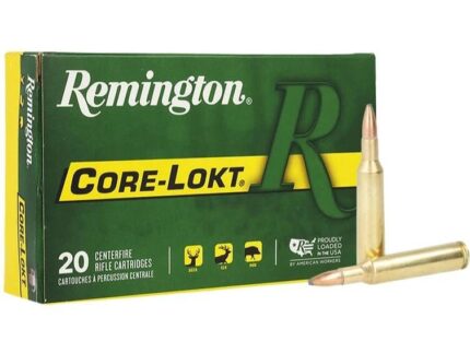 Remington Core-Lokt Rifle Ammunition 6mm Rem 100 gr PSP 3100 fps 20/ct