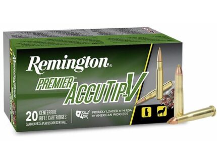 Remington Premier AccuTip Varmint Rifle Ammunition .22 Hornet 35 gr ATV 3100 fps 50/ct