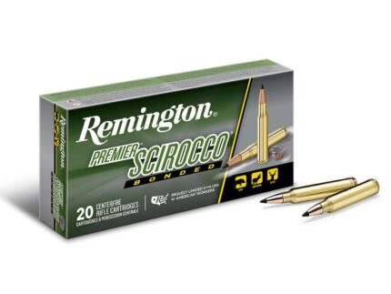 Remington Premier Scirocco Rifle Ammunition 30-06 Springfield 150 gr PT 2910 fps 20/ct