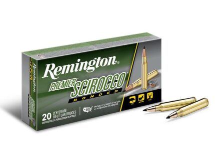 Remington Premier Scirocco Rifle Ammunition 30-06 Springfield 180 gr PT 2700 fps 20/ct