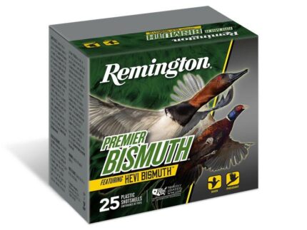 Remington Premier Bismuth Shotshells 12ga 3 in 1-3/8oz #5 1400 fps 25/ct