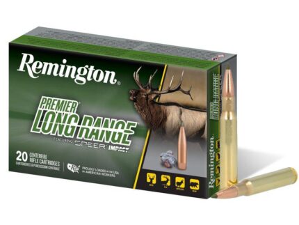 Remington Premier Long Range w/Speer Impact Rifle Ammunition .30-06 Sprg 172gr PT 2825 fps 20/ct