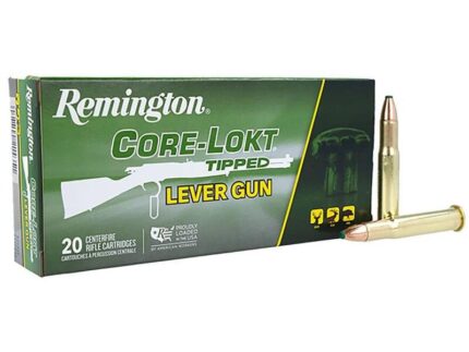 Remington Core-Lokt Tipped Rifle Ammunition 30-30 Win 150gr  PT 3150 fps 2390 fps 20/ct