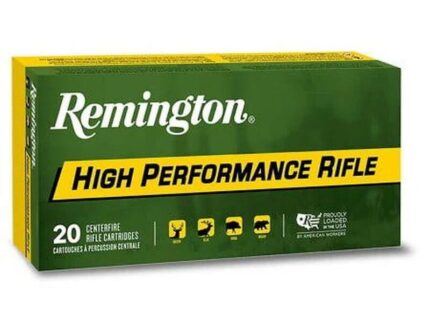 Remington High Performance Rifle Ammunition .308 Win 180gr PSPBT 2640 fps 20/ct